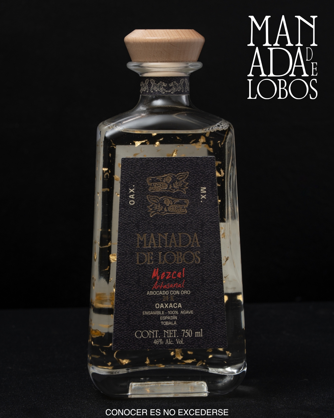 Ensamble (Espadín & Tobalá) - Abocado con oro 24k Frente