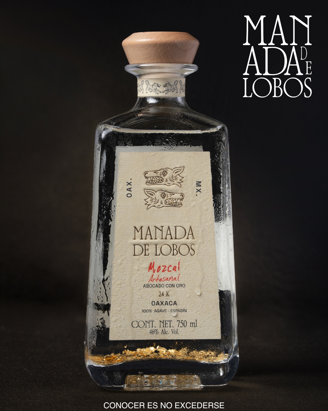 Espadín - Abocado con oro 24k Frente